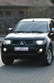 Mitsubishi L 200 IV 2.5d 136KM AUTOMAT 2008r. SALON 4x4 skóra Klima HAK 2700kg-2