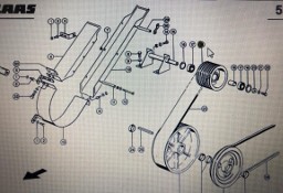 00 0667 868 0/Claas rolka prowadząca/Claas Lexion 580 750-730 670-640 770 480 560-540 600