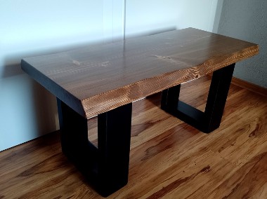 stolik kawowy rustyk z drewna drewniany ława stół loft 96cm drewno L01-1