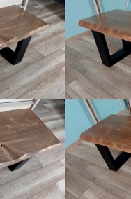 stolik kawowy rustyk z drewna drewniany ława stół loft 96cm drewno L01-2