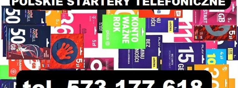 Polskie zarejestrowane karty SIM startery  telefonu komórkowego anonimowe Zabrze-1