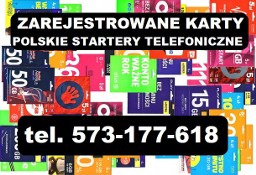 Polskie zarejestrowane karty SIM startery  telefonu komórkowego anonimowe Zabrze