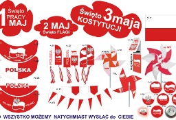 Chorągiewki - flagi Polskie wzystko w barwach Polski