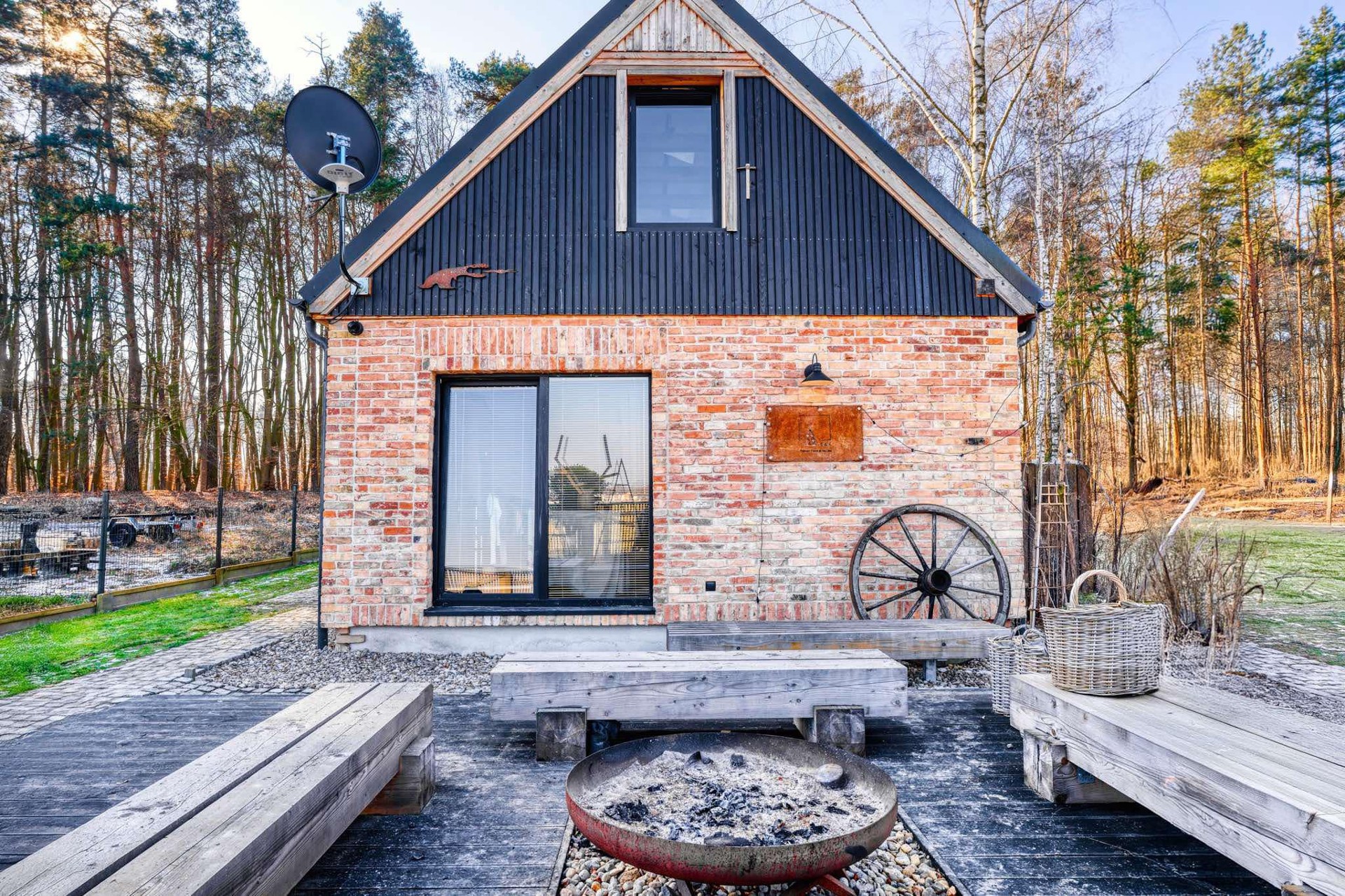 Klimatyczny dom blisko jeziora w Borównie | sauna | natura | ok. 100 m²