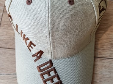 Nowa czapka z daszkiem oryginał John Deere szary-1