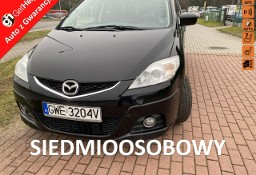 Mazda 5 I Benzyna, klimatronik, 7 miejsc, podg. fotele, parktronik, nawigacja