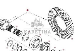 Fendt 414 415 Vario Zestaw Koła Koronowego G404100410013 404100410013
