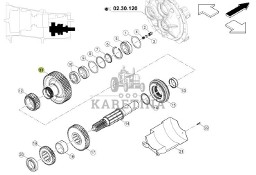 Claas Arion 630 - skrzynia biegów - WOM synchronizator 0011368090