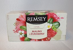Herbata Remsey owocowa Malina i Żurawina 20 torebek ekspresowa