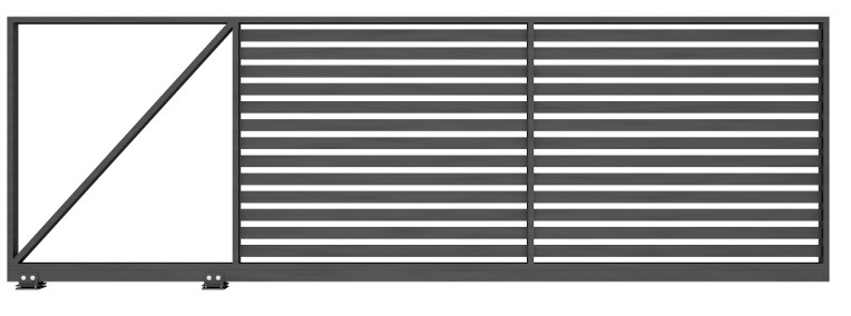 Nowoczesna brama przesuwna Joniec COMO-1