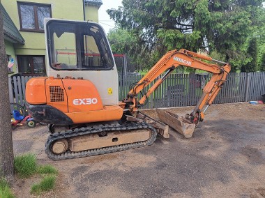 koparka Hitahi ex30/3t  ładowarka merlo -1