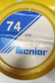 Tuba kreślarska 74x7,5 cm firmy Leniar, plastikowa, żółta, skręcana-2