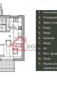 Apartament w stanie deweloperskim 4-pokojowy 70,65m2 Kielce-2