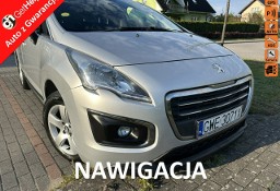 Peugeot 3008 I Parktronik, po liftingu, isofix, nawigacja, alufelgi, tempomat, hak