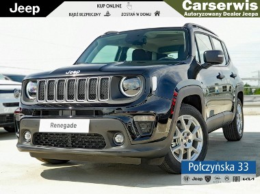 Jeep Renegade Face lifting Altitude e-Hybrid MHEV 1.5 130KM DCT7 |Pak. Tech i Zimowy|Czarny|MY2-1