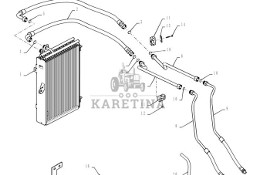 New Holland T6090 Rurka hydrauliczna 84291021