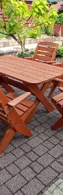 Zestaw mebli ogrodowych - stół + 6 krzeseł [Zawoja]-3
