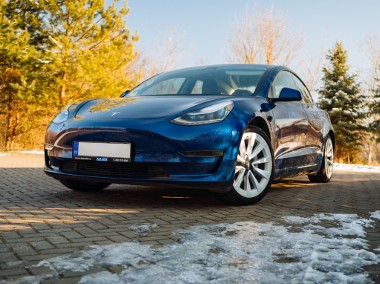 Tesla Model 3 , SoH 90%, Serwis ASO, Automat, Skóra, Navi, Klimatronic,-1