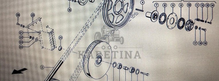 Sprzęgło przeciąźeniowe Class Mega 370-340 Nr kat. 000 670 598 5 Nr kat. 000 670 598 5-1