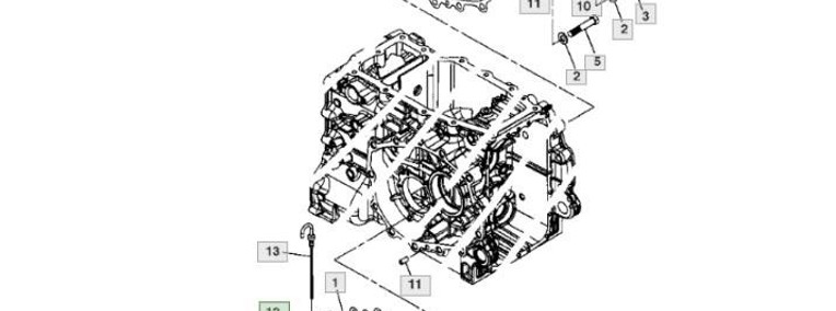 John Deere 3120 3320 3520 3720 - oś tylna obudowa LVU801518-1