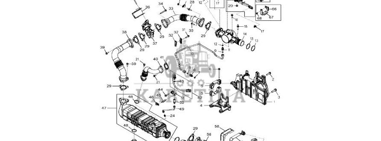 John Deere 9470RX - Rura DZ101006 (Silnik)-1