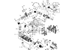 John Deere 9470RX - Rura DZ101006 (Silnik)