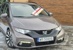 Honda Civic IX 1.8B, 2014r, Przebieg 130tyś km, Bogata Opcja, 1 Właściciel,