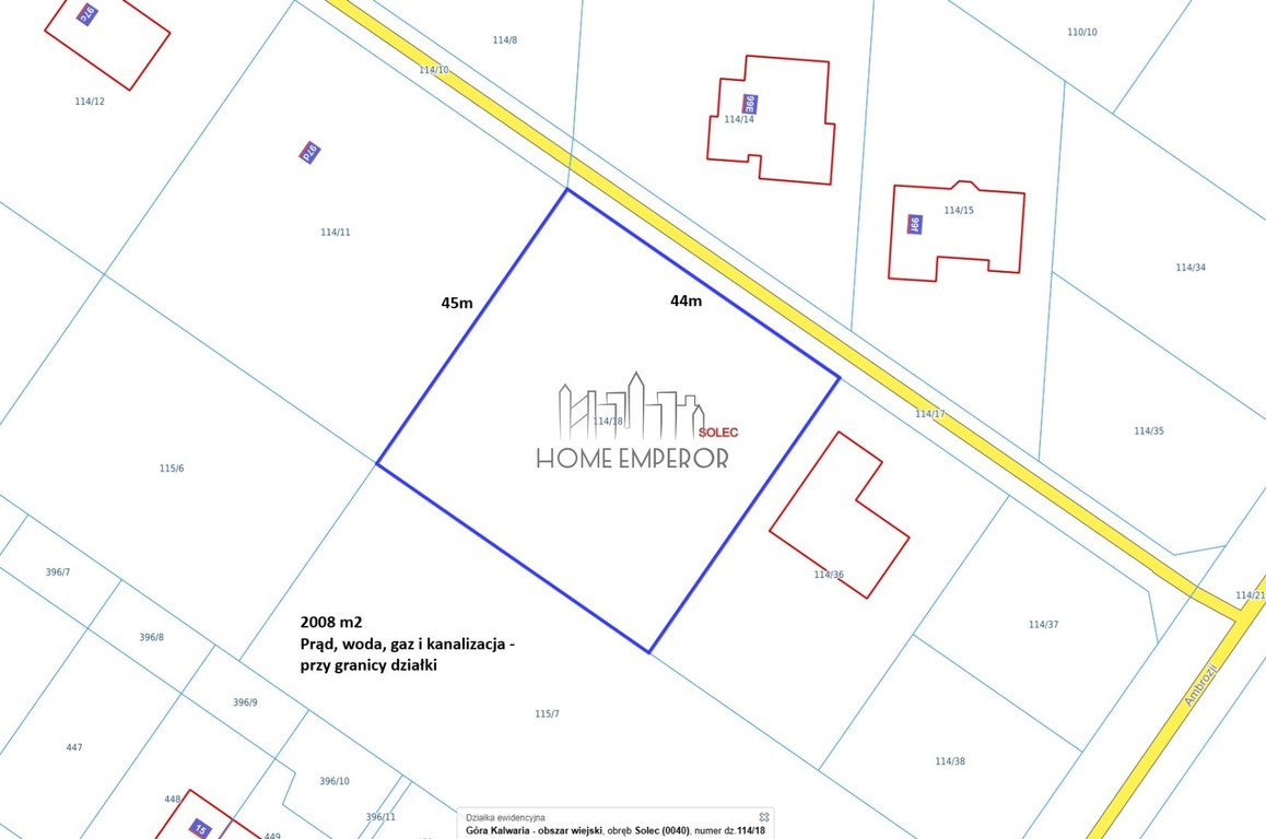 Działka na sprzedaż, 2008 m², Góra Kalwaria Solec - Widok 2