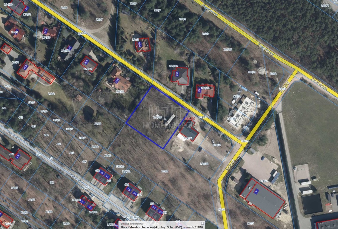 Działka na sprzedaż, 2008 m², Góra Kalwaria Solec - Widok 4