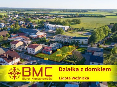 Działka z domkiem letniskowym-1