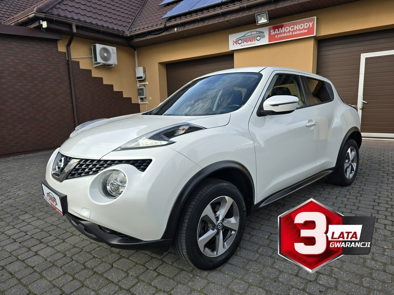 Nissan Juke 3 Lata Gwarancji ACENTA 1.6 112KM Biała Perła Salon Polska FV 23%