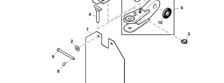 John Deere 960 - Zaczep DC221194 (Rama, pokrywy, różne)-1