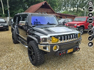 Hummer H3 3.7Benz plus Gaz.Skóra.Szyber.Alu20 plus 2gie koła.Nietuzinkowy!