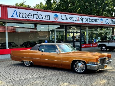 Cadillac DeVille V Coupe 1970 Orange Custom v8 SUPER STAN tech idealny klasyk do kolekc-1