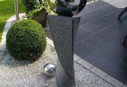 Fontanna granitowa ze stalą "Świder"