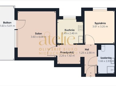 Apartament 47m2 || Jelitkowski Dwór || Duży balkon-2