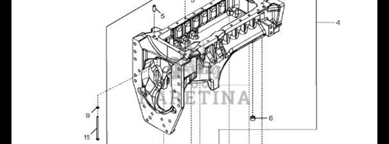 RE528732 John Deere 8345R - Wlot pompy oleju-1