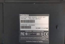 Laptop TOSHIBA Satellite L305D-SP69779r - używany. Brak baterii, brak ładowarki