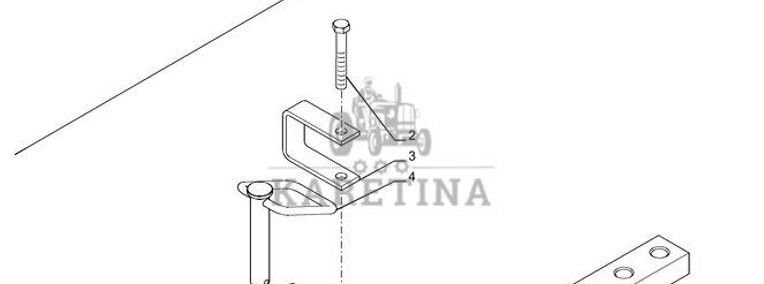 New Holland T6090 T6070 Belka zaczep wychyln 84229799-1