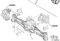 New Holland T6070 Pochwa mostu napedow 47912965