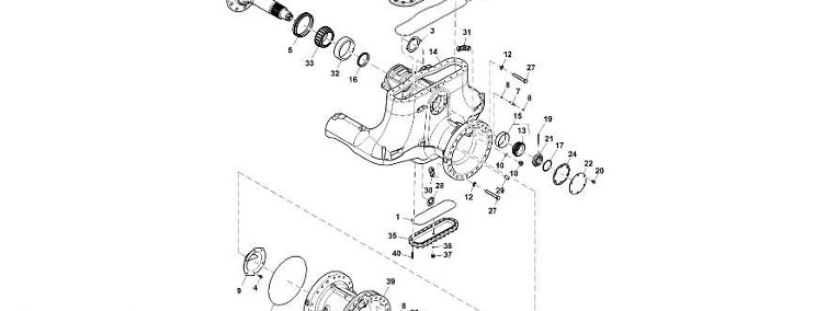 John Deere 9470RX - Podkładka dystansowa RE589843 (Oś przednia i tylnia)-1