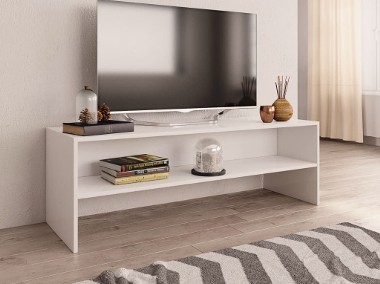 vidaXL Szafka pod TV, biała, 120 x 40 x 40 cm, płyta wiórowa800036-1
