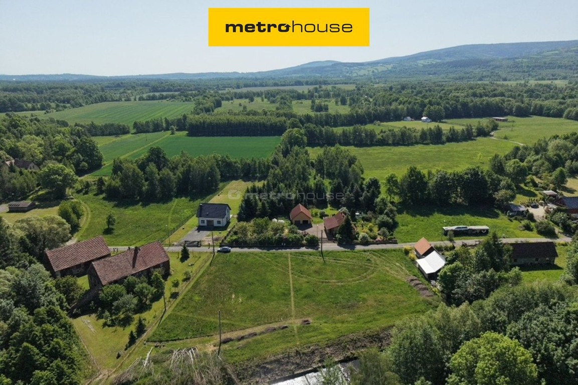 Działka budowlana uzbrojona, 1718 m², Kamień, Mirsk