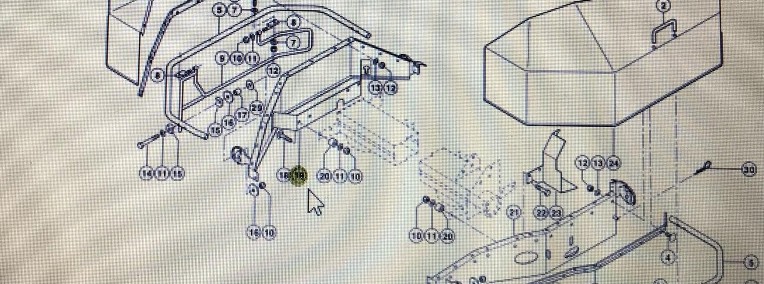 CLAAS 00 0922 338 1/CLAAS Corto dżwigar prawy-1