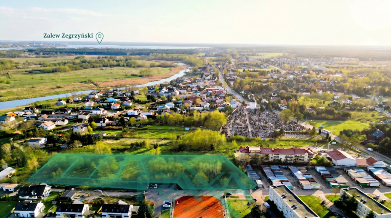 Działka 0,7ha, 1MN/3MW, Wieliszew razem PUM 2860 m² - Widok 2
