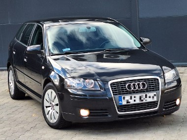 Audi A3 II (8P) * 1.9TDi* czarny* 5DRZWI* bdb stan* KLIMA* alufelgi *-1