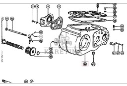 Case Mammut 7400 - obudowa skrzyni biegów 03223361