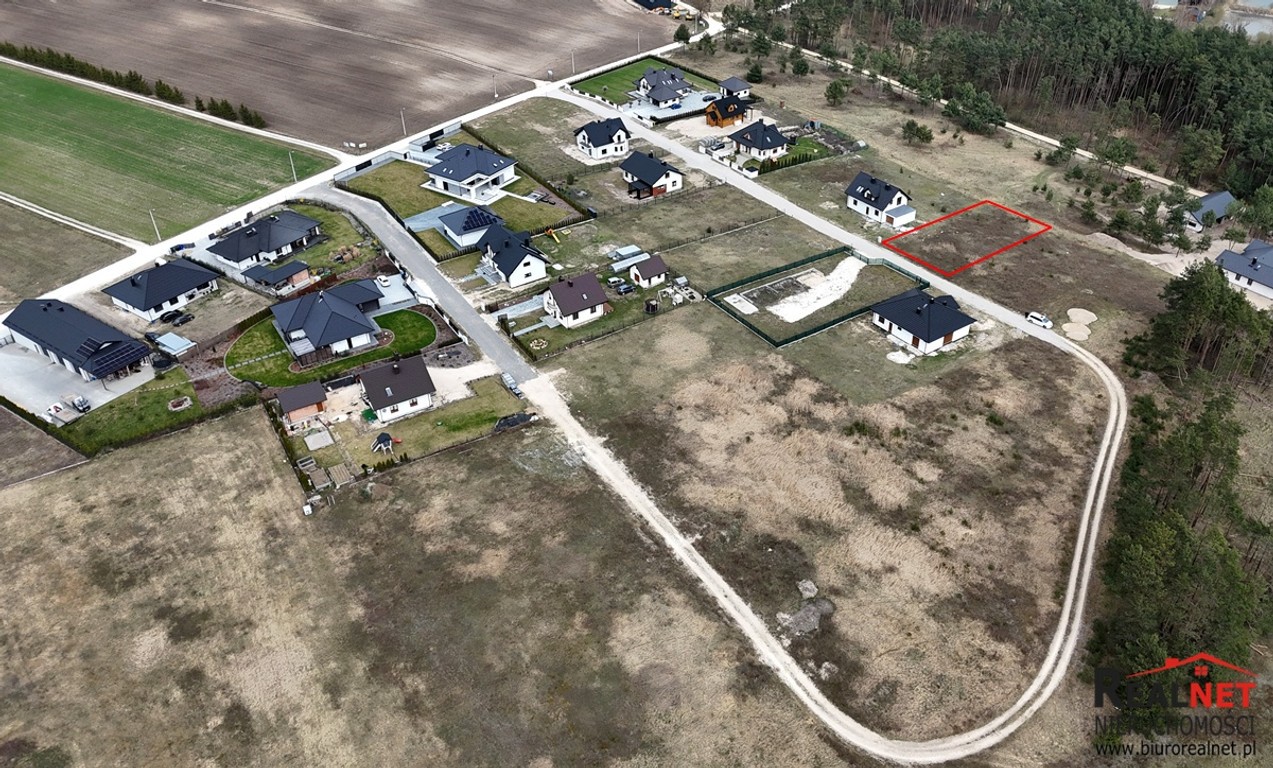 Działka budowlana 1040 m², atrakcyjna okolica, Śladków Mały gm. Chmielnik - Widok 2