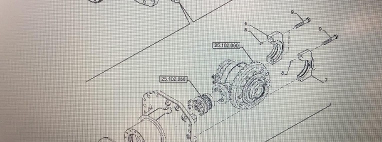 CASE OPTUM 270 PRZEDNIA OŚ-MECHANIZM RÓŻNICOWY-CZĘŚCI/CASE OPTUM 250/270/300-1