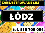 ŁÓDŹ zarejestrowane karty SIM zestawy startowe telefoniczne do komorki aktywne 